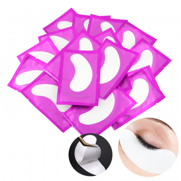 50Pairs Augenpad Wimpernpflaster Gel Patch unter die Wimpern gepfropft für falsche Wimpernverlängerung Papieraufkleber Make-up